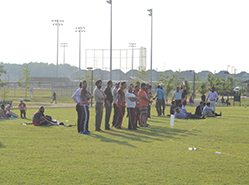 Fans Watching The Match